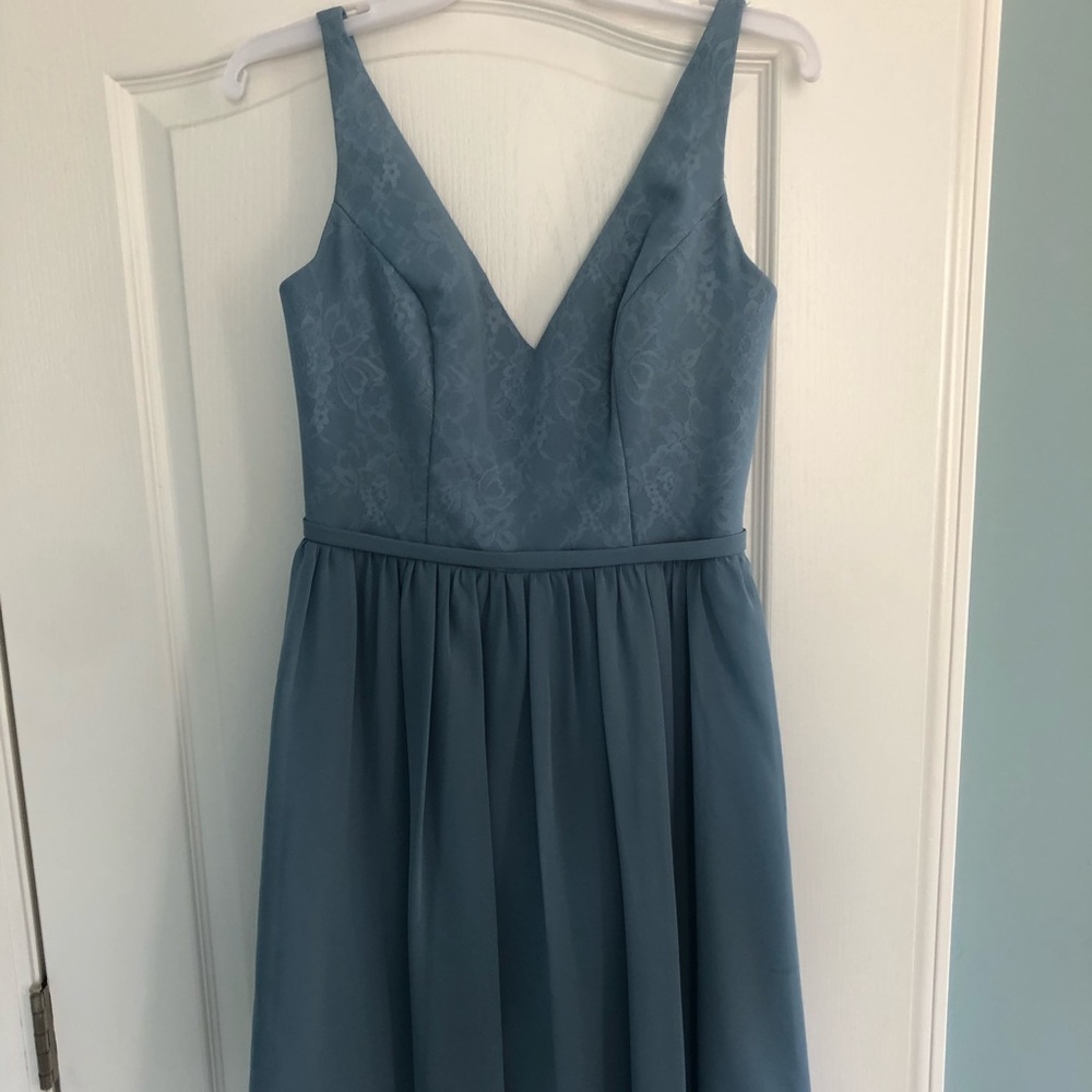 Alfred Angelo knee-length bridesmaids dress